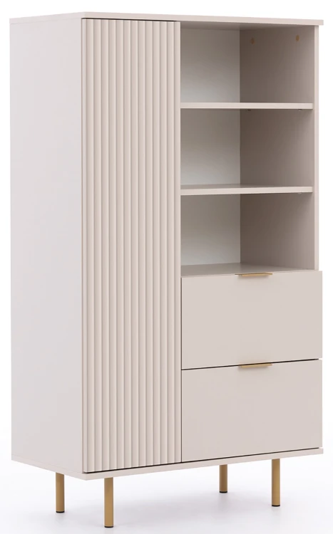 Regał do salonu Nubia R1D2SZ Cashmere