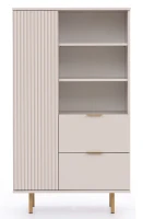 Regał do salonu Nubia R1D2SZ Cashmere