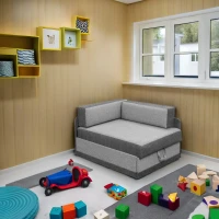 Narożnik sofa Kacper dzieci dorosłych szary