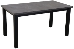 Stół do kuchni jadalni rozkładany LAP 150/190x80 Czarny/Beton