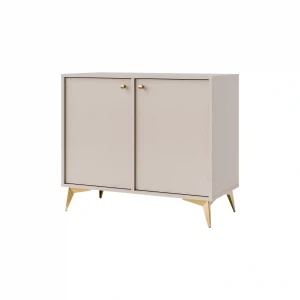 Komoda dwudrzwiowa do salonu Sakai 1 2F T812 Beżowy