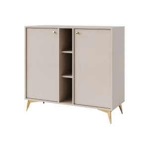 Komoda dwudrzwiowa do salonu Sakai 1 2F T822 Beżowy