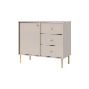 Komoda z szufladami do salonu Sakai 2 1F 3S T814 Beżowy
