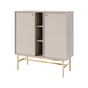 Komoda dwudrzwiowa do salonu Sakai 3 2F T822 Beżowy