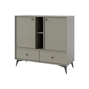 Komoda z szufladami do salonu Sakai 1 2F 2S T825 Eukaliptus