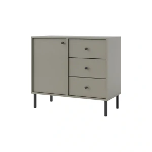 Komoda z szufladami do salonu Sakai 2 1F 3S T814 Eukaliptus