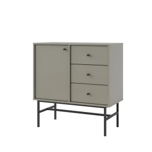 Komoda z szufladami do salonu Sakai 3 1F 3S T814 Eukaliptus