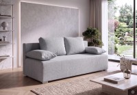 Kanapa sofa rozkładana z funkcją spania Lunera 2 strukturalna Szara