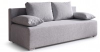 Kanapa sofa rozkładana z funkcją spania Lunera Prima strukturalna Szara