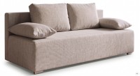 Kanapa sofa rozkładana z funkcją spania Lunera Prima strukturalna Beżowa