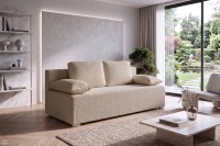 Kanapa sofa rozkładana z funkcją spania Lunera 2 boucle baranek Beżowa