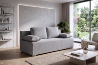 Kanapa sofa rozkładana z funkcją spania Lunera 2 boucle baranek Szara