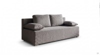 Kanapa sofa rozkładana z funkcją spania Lunera Prima boucle baranek Grafitowa