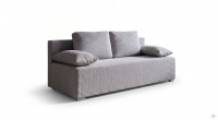 Kanapa sofa rozkładana z funkcją spania Lunera Prima boucle baranek Szara