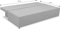Wymiary po rozłożeniu - kanapa Basic BS10