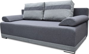 Sofa rozkładana kanapa sprężyny bonell Eufori Grafit/Szary
