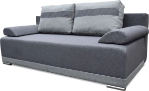 Sofa rozkładana kanapa sprężyny bonell Eufori Grafit/Szary