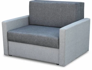 Sofa fotel amerykanka rozkładana Tedi 1 Szara/Grafitowa