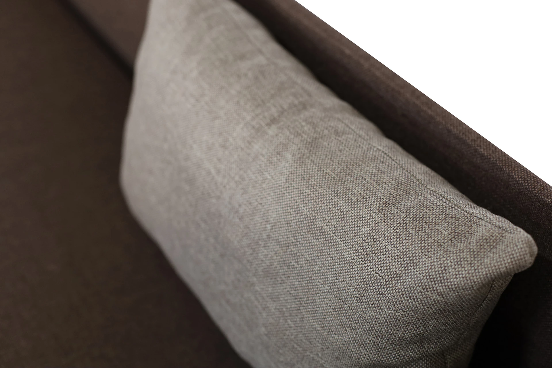 Tapczan łóżko jednoosobowe z pojemnikiem Hirek Eko 90x200 Brązowe/Beżowe