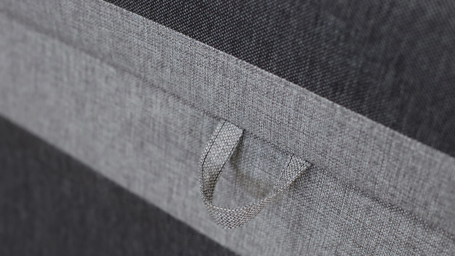 Tapczan łóżko jednoosobowe z pojemnikiem Hirek Eko 90x200 Grafitowe/Szare