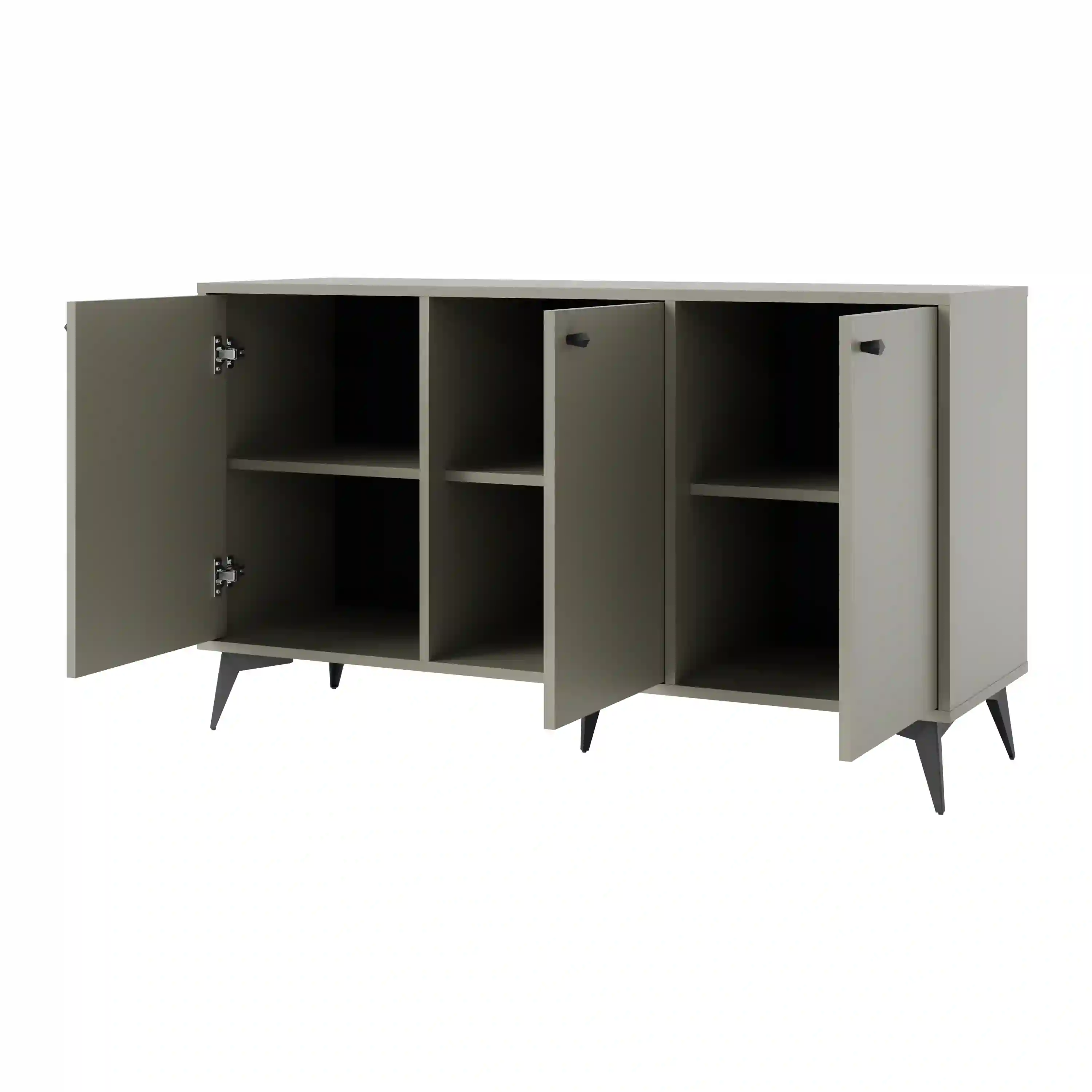 Komoda trzydrzwiowa do salonu Sakai 3F T813 Eukaliptus