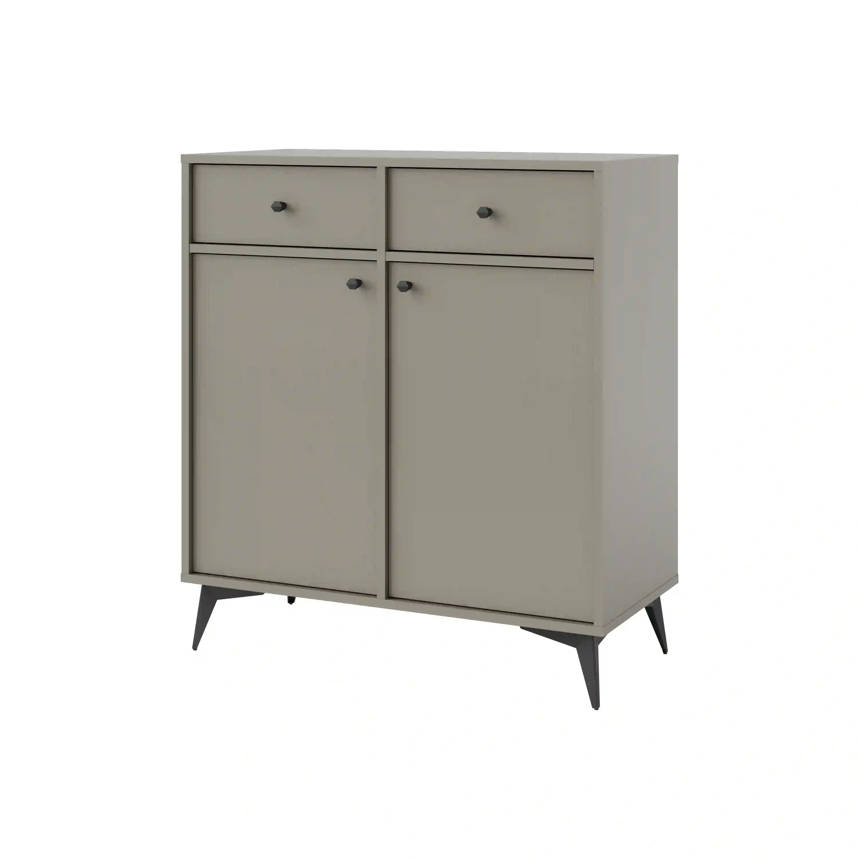 Komoda z szufladami do salonu Sakai 2F 2S T826 Eukaliptus