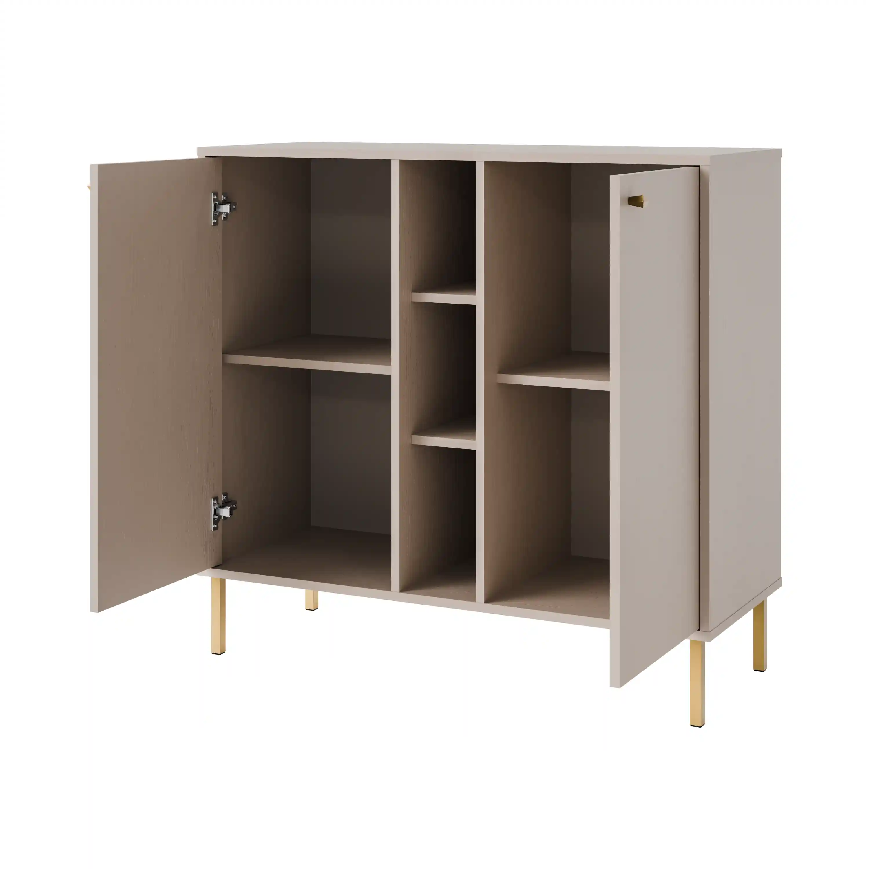 Komoda dwudrzwiowa do salonu Sakai 2F T822 Beżowy