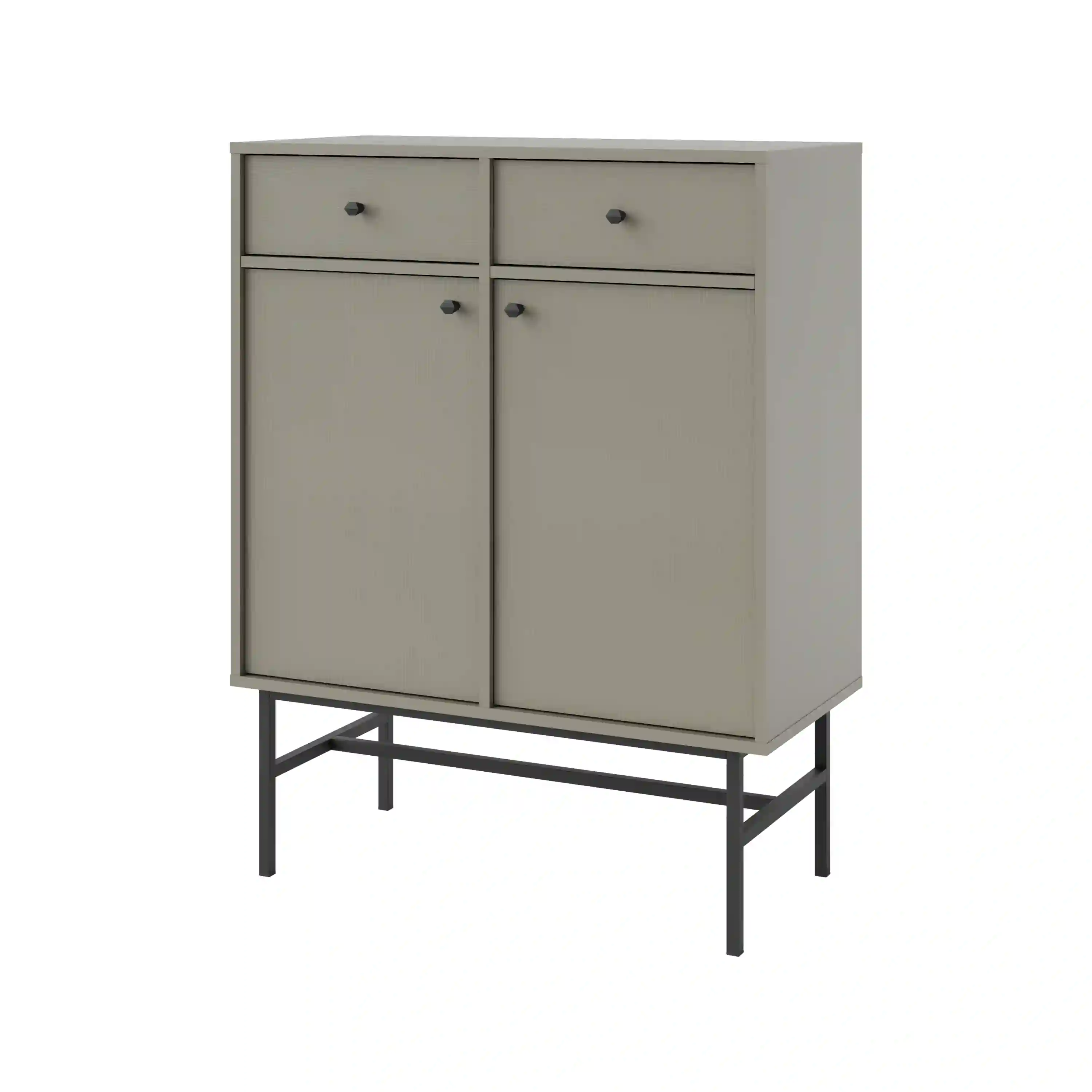 Komoda z szufladami do salonu Sakai 2F 2S T826 Eukaliptus