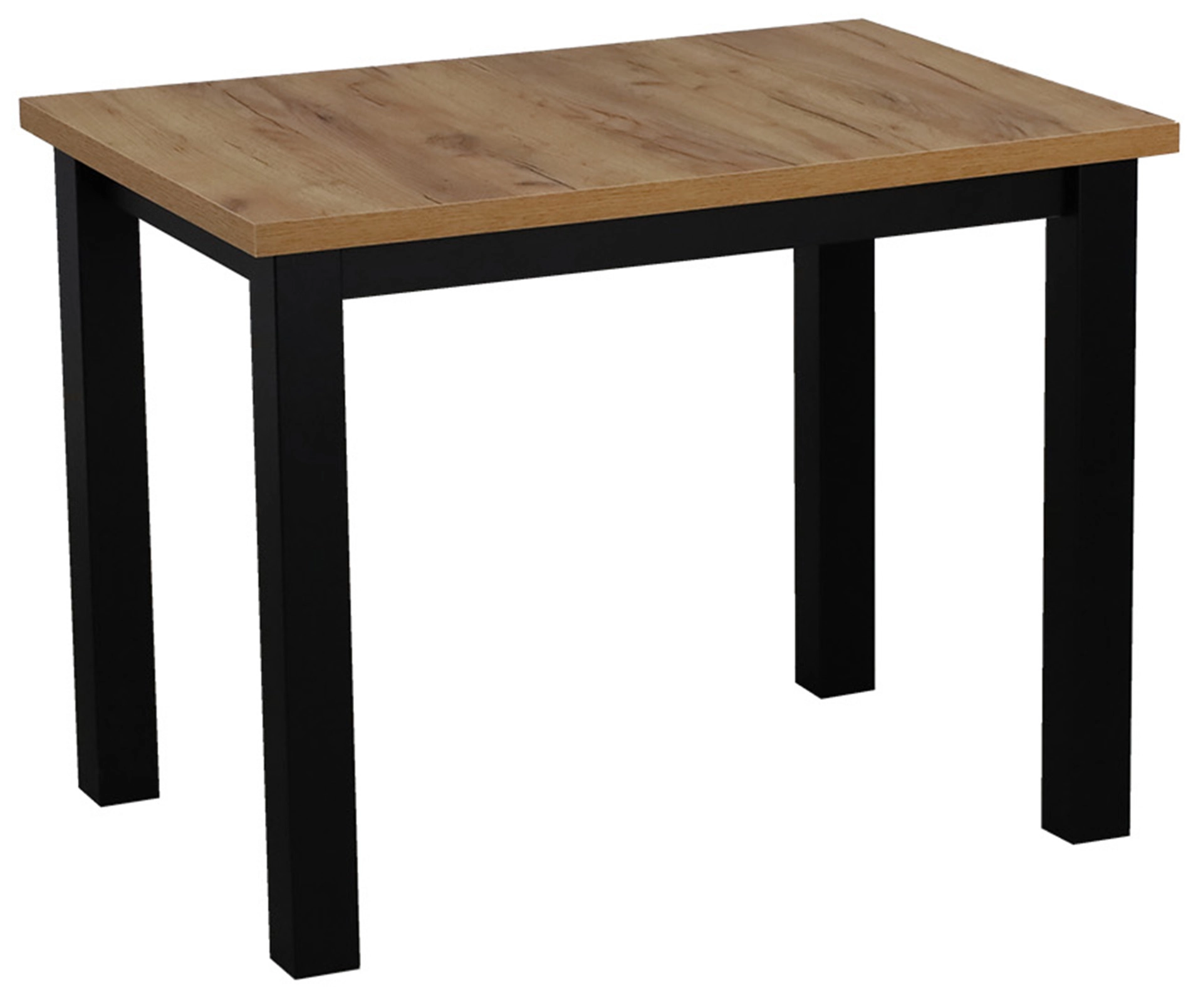 Stół do kuchni jadalni LAP 100x70 Czarny/Dąb Craft