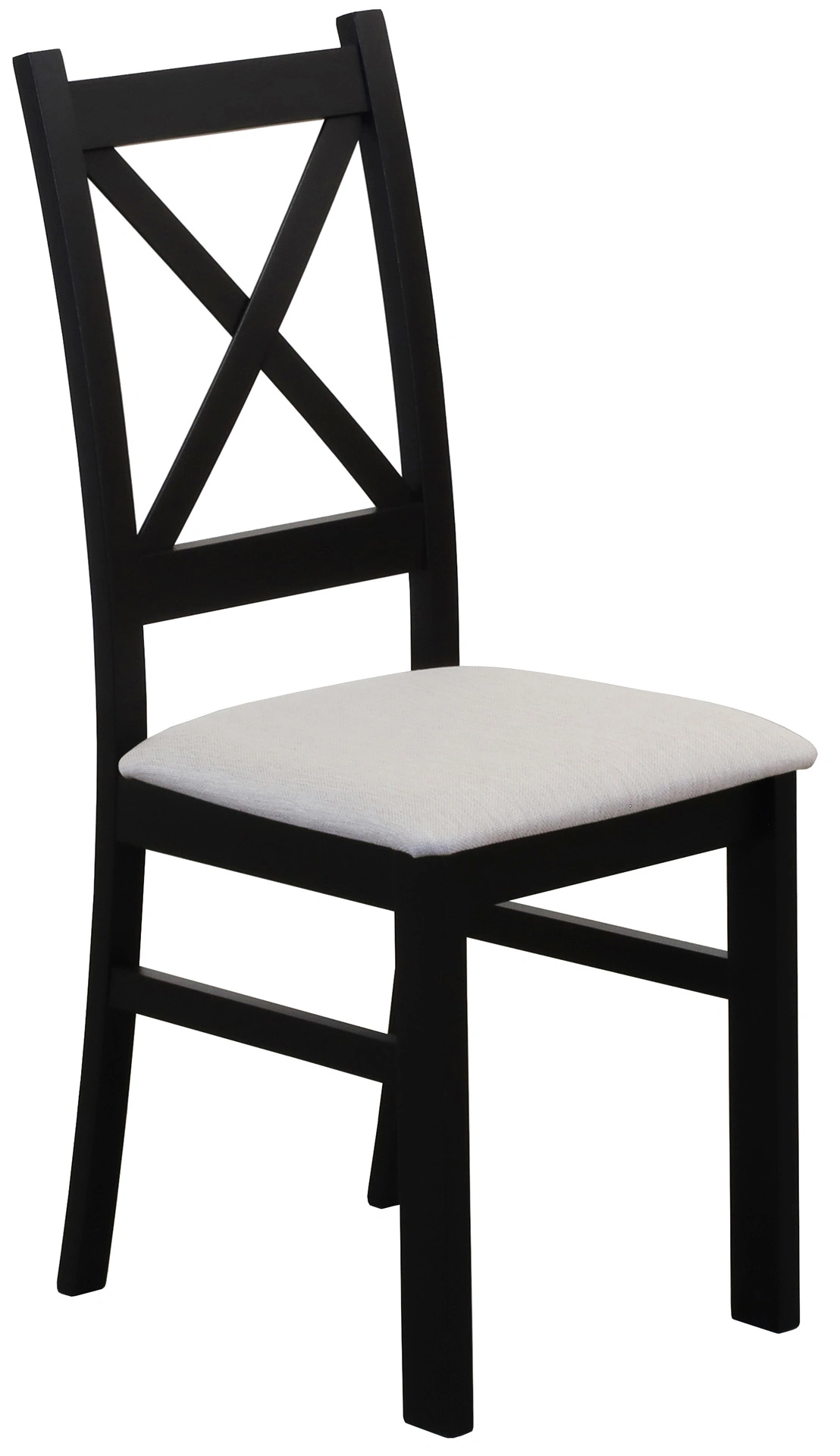 Zestaw stół 120x80 z 4 krzesłami do jadalni kuchni M005-4 Czarny/Beton